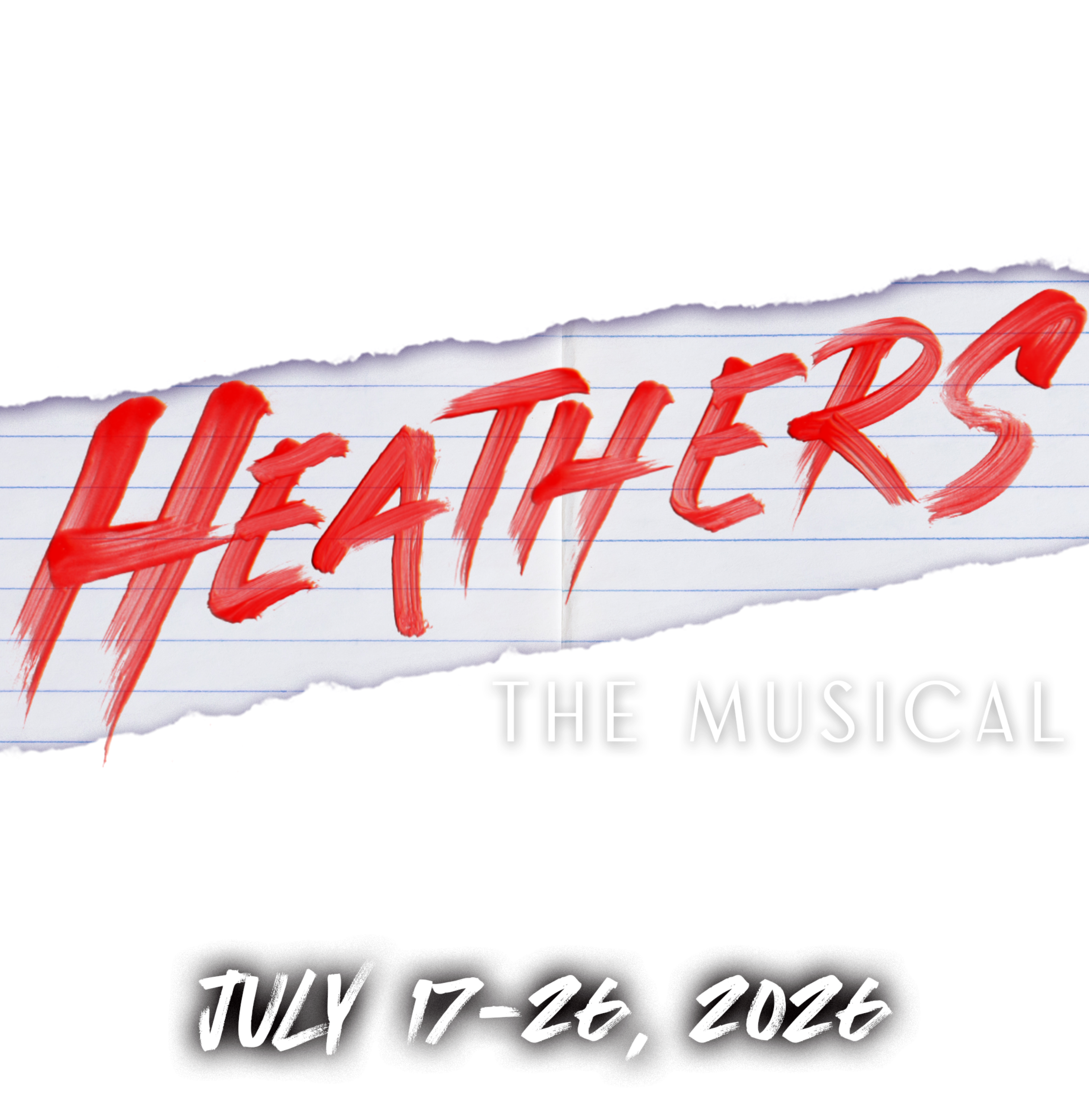 Text graphic for Heathers: The Musical